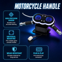 Console de jeu vidéo d'arcade pour enfants, simulateur de course de moto avec volant, pour centre de jeux, à partir de 6 ans