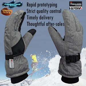 Guantes de Esquí Impermeables de Fábrica OEM para Hombre y <span class=keywords><strong>Mujer</strong></span>, 3M, para Snowboard, Esquí, Remover Nieve y Actividades al Aire Libre en Invierno, Cálidos y Cómodos - Product Image 3