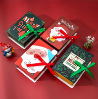 Boîte cadeau de Noël ou de mariage en carton rigide écologique et recyclable avec feuille d'or, 48 compartiments, pour chocolats et bonbons