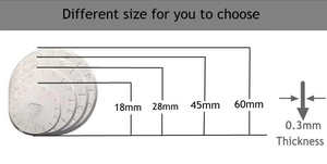 Cuchillas de corte rotativo de 45mm, 60mm, 28mm, 18mm y 9mm, hojas de onda, hojas de línea punteada recubiertas de titanio, 45mm, suministro de fábrica - Product Image 6