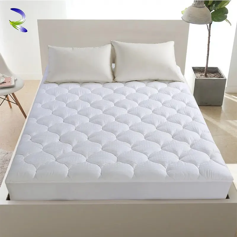 Nhà Máy Bán Buôn 100% Polyester Nệm Xuống Comforter Duvet Nệm Tap Nệm Protector Topper