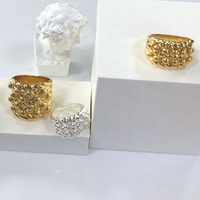 Jewelry sets — bijoux de vie de femmes, anneau de protection vintage britannique, bague pyramide en or jaune 9ct, 2022