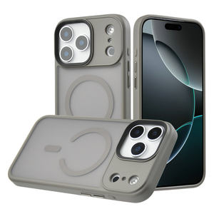 Coque de téléphone magnétique transparente à prix d'usine pour iPhone 17/17 Air/17 <span class=keywords><strong>Pro</strong></span>/17 <span class=keywords><strong>Pro</strong></span> Max, pare-chocs en TPU antichoc, panneau PC INS - Product Image 1