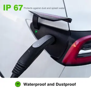 Zencar TPU IP67 32A 5m EV prise de charge connecteur EV pour chargeur de voiture modèle Y modèle X 3