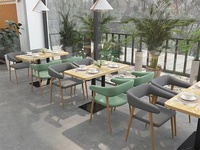 Ensembles de meubles de restaurant, chaises et tables de restaurant, ensembles de salle à manger, table à manger pour sièges de stand