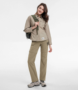 <span class=keywords><strong>Pantaloni</strong></span> Cargo da <span class=keywords><strong>donna</strong></span> di alta qualità <span class=keywords><strong>pantaloni</strong></span> traspiranti a asciugatura rapida e leggeri con Logo personalizzato <span class=keywords><strong>pantaloni</strong></span> da trekking da <span class=keywords><strong>donna</strong></span> - Product Image 2