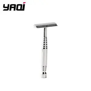 YAQI Romulus Pulido 316 Acero inoxidable AC Blade Maquinilla de afeitar de seguridad para hombre de un solo filo