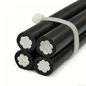 Câble Aérien ABC Industriel <span class=keywords><strong>Joca</strong></span> 4 Noyaux en Alliage d'Aluminium 4*25mm 4*50mm 4*95mm pour Ligne de Transmission Basse Tension de Construction - Product Image 5