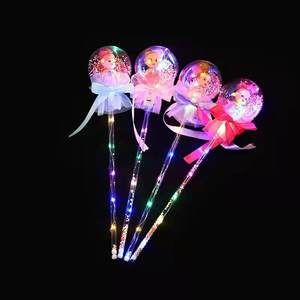 Großhandel Party Kinder Sternenhimmel Bobo-Ball Zauberstift Engelfedern glühende Zauberstöcke - Product Image 2