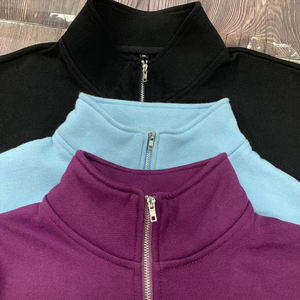 <span class=keywords><strong>Felpa</strong></span> da ginnastica Pullover con Zip a quarti con <span class=keywords><strong>cappuccio</strong></span> da <span class=keywords><strong>donna</strong></span> con ricamo personalizzato da <span class=keywords><strong>donna</strong></span> - Product Image 5