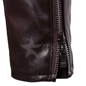 Vestes en cuir du Pakistan pour hommes Veste en cuir véritable sur mesure avec un long hiver Prix ​​bas Vestes en cuir pour hommes - Product Image 6