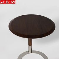 Meubles en bois de frêne salon chambre à coucher en bois Table d'appoint basse à base de métal