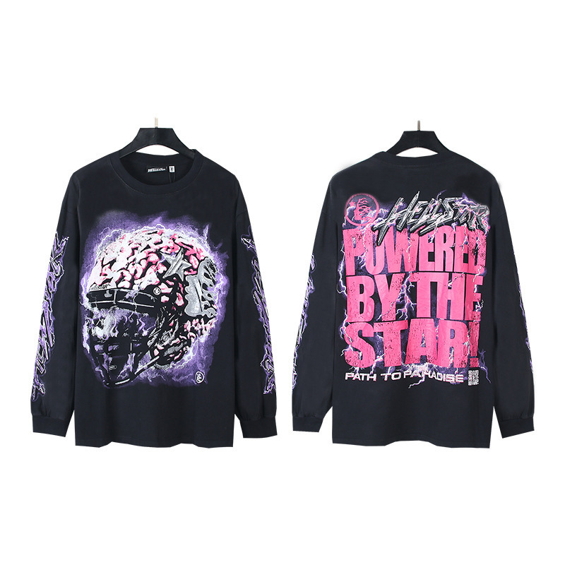 pure cotton crew neck sweatshirt dy-t14 black