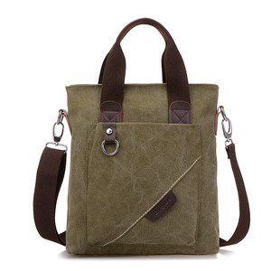 High Quality Gentle New VIntage Canvas Messenger <b>Bags</b> for <b>Men</b> <b>Shoulder</b> <b>Bag</b> Business Briefcase Laptop <b>Bags</b> - Product Image 3
