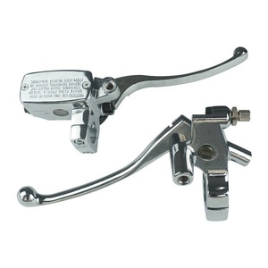 Palancas de <span class=keywords><strong>embrague</strong></span> de <span class=keywords><strong>freno</strong></span> para motocicleta SHADOW STEED 600 400VT 600VT 750 con soporte para espejo de 25mm - Product Image 1