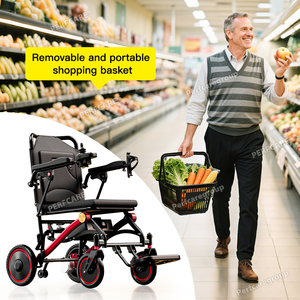 Silla eléctrica <span class=keywords><strong>de</strong></span> diseño moderno avanzado 2025, iluminación LED <span class=keywords><strong>de</strong></span> aspecto elegante, pantalla Digital, silla <span class=keywords><strong>de</strong></span> <span class=keywords><strong>ruedas</strong></span> eléctrica Plegable ligera <span class=keywords><strong>de</strong></span> 17kg - Product Image 5