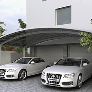 Parasol para cobertizo de coche de aleación de aluminio y protección contra la lluvia Venta directa de fábrica Aceptar personalización - Product Image 4