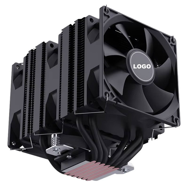 Low-noise 90mm 6 Heat Pipe CPU Air Cooler Dual Tower Heatsink 4Pin PWM Quiet Cooling Fan for Desktop PC LGA1700 LGA1200 AM5 AM4