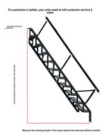 Escaliers pliants en fer pour usage intérieur/extérieur dans les petits appartements - Escalier de combinaison personnalisé pour loft et bâtiment à étages superposés