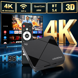 Low Price H96 <strong>MAX</strong> RK3518 Quad Core 4K UHD Android 14 RK3518 Chip Dual WiFi 6 Voice Remote Media <strong>Player</strong> 2GB/16GB Set Top Box - Product Image 1