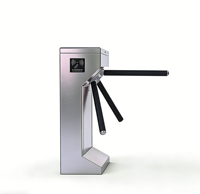 Torniquete Trípode para Control de Acceso en Gimnasios, Sistema de Barrera de Acero Inoxidable para Alto Tráfico