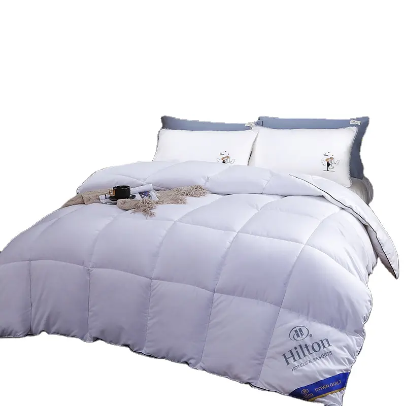 Polyester microfiber bedding comforter set winter duvets White Comforter Inner Quilt Inserts Duvet