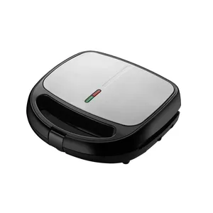 Presse à panini sans fumée à crustables de couleur 750w black decker 3 en 1 sandwich et gaufrier