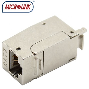 RJ45 CAT7 90 độ toolless Keystone mô-đun <span class=keywords><strong>Krone</strong></span> nữ nối Modular Jack kẽm Die-cast Nickel mạ nhà ở - Product Image 4