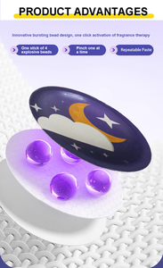 Kimyasal ve ilaç ücretsiz, Melatonin nazik aromaterapi uyku yağı boncuk uyku yardım yamalar stres giderici uyku yama - Product Image 6