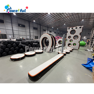 Trẻ em thương mại Rides phiêu lưu công viên Inflatable trở ngại đua NINJA CHIẾN BINH chạy trò chơi trở ngại - Product Image 3