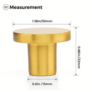 Wholesale Modern Eco-Friendly Aluminum Black Furniture Cabinet <b>Pull</b> Knobs Kitchen Wardrobe <b>Drawer</b> Handles Dresser Knob <b>Pulls</b> - Product Image 2