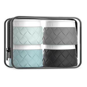 Pot cosmétique vide rond en silicone de 50 ml pour crème pour les yeux et lotion, récipient en plastique souple pour articles de toilette - Product Image 1