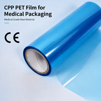Papier de dialyse enduit de PE 60 g/m² pour emballage de pansements médicaux, film CPP PET, indicateur de stérilisation 5.2s bleu à noir, CE MDR