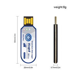 Korte levertijd ULogs5 Temperatuurdatalogger voor eenmalig gebruik, waterdicht IP67 voor logistiek - Product Image 5