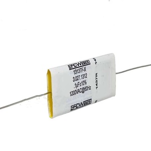 Amérique EFC <span class=keywords><strong>WESCO</strong></span> 1313TF-X 3.027.1312 0.1UF 104 100NF ± 10% 1200V AC film de fièvre audio condensateur axial polyester métallisé - Product Image 2