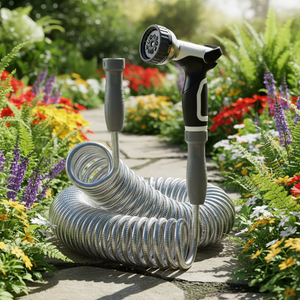 <span class=keywords><strong>Tuyau</strong></span> <span class=keywords><strong>d</strong></span>'<span class=keywords><strong>arrosage</strong></span> de jardin rétractable de haute qualité, flexible, résistant à la rouille, haute pression, 20 mètres, vente en gros - Product Image 1