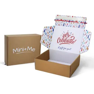 benutzerdefiniertes logo kraftpapier abreißbar express schuh kleidung versandkarton versand papier-box kosmetik hautpflege verpackung geschenkbox