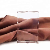 Honneur de cristal K9 verre personnalisé trophée blanc prix gravé cristal livre trophée cristal ornements blanc avec dentelle
