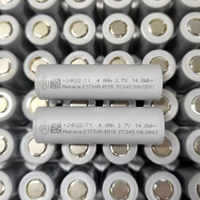 بطارية أمبايس JP40 INR21700 ليثيوم أيون 3.7 فولت 4000 مللي أمبير في الساعة 10C عالية التفريغ 1500 دورة للطائرات بدون طيار - درجة حرارة تشغيل واسعة من -40 إلى 80 درجة مئوية