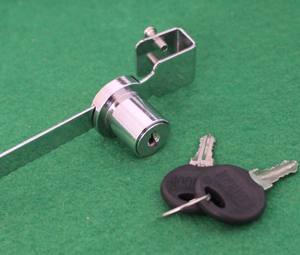 ที่ล็อกประตูกระจกทำจากสแตนเลสสตีลสำหรับสัตว์เลื้อยคลานป้องกันการหนีพร้อมกุญแจ<span class=keywords><strong>2</strong></span>ดอกสำหรับตู้แสดงผล - Product Image 5