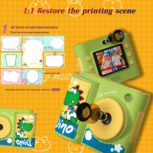 <span class=keywords><strong>Appareil</strong></span> <span class=keywords><strong>photo</strong></span> instantané pour enfants L8 DIY, prise en charge de l'enregistrement vidéo HD avec micro, lecteur MP3, imprimante thermique, jouet pour enfants pour cadeaux de Noël - Product Image 6