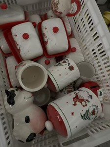 Promoción Directa de Fábrica, Plato de Cerámica, Vajilla de Porcelana Navideña, Plato para Cena, Tazón, Vajilla Colorida, Liquidación - Product Image 5