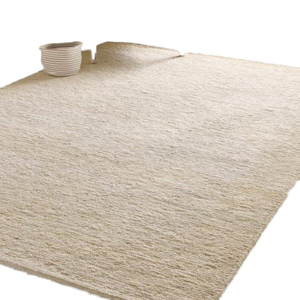 Alfombra de Fibra de Bambú en Colores Pastel Exclusivos KNOWDOW, Diseño Trenzado Ecológico para Personalización Interior de Toda la Casa, Estilo Musulmán - Product Image 4