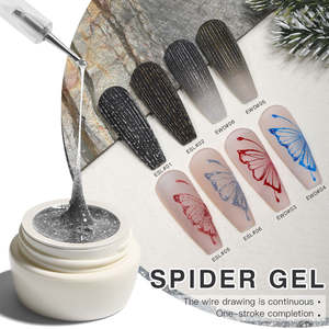 AS Private Label 5ml Gel à <span class=keywords><strong>ongles</strong></span> élastique UV pour <span class=keywords><strong>dessin</strong></span> d'araignée, <span class=keywords><strong>vernis</strong></span> gel personnalisé OEM, fournisseur en gros de <span class=keywords><strong>vernis</strong></span> gel professionnel pour <span class=keywords><strong>ongles</strong></span> - Product Image 3