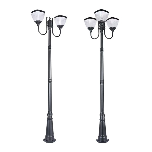Modern Solar Garden Lights Outdoor Waterproof Landscape Decorative Aluminum Warm White/White Led Solar Street Light