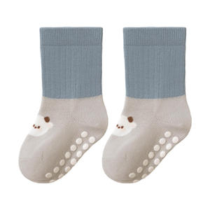 Calcetines Antideslizantes para Bebés, Niños y Niñas, de Algodón Grueso Blanco, Personalizados al por Mayor - Product Image 5