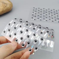 Yeux de poisson holographiques 3D à languettes de 6 mm, 60 pièces, yeux bioniques étanches et résistants aux UV pour la fabrication de mouches, de streamers, de leurres imitation poissons et de leurres DIY