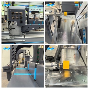 Machine de découpe à 45 degrés entièrement automatique CNC Scie à onglet double Fabrication de portes et fenêtres en aluminium - Product Image 2