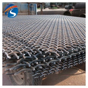 Độ cứng cao khai thác lưới sàng 65 mangan thép đen rung màn hình lưới cho máy nghiền đá màn hình - Product Image 3