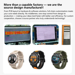 Montre intelligente 1 50 mm Écran tactile IPS pour appels 100 modes sportifs Fréquence cardiaque Oxygène sanguin Sommeil Surveillance de la santé féminine - Product Image 5